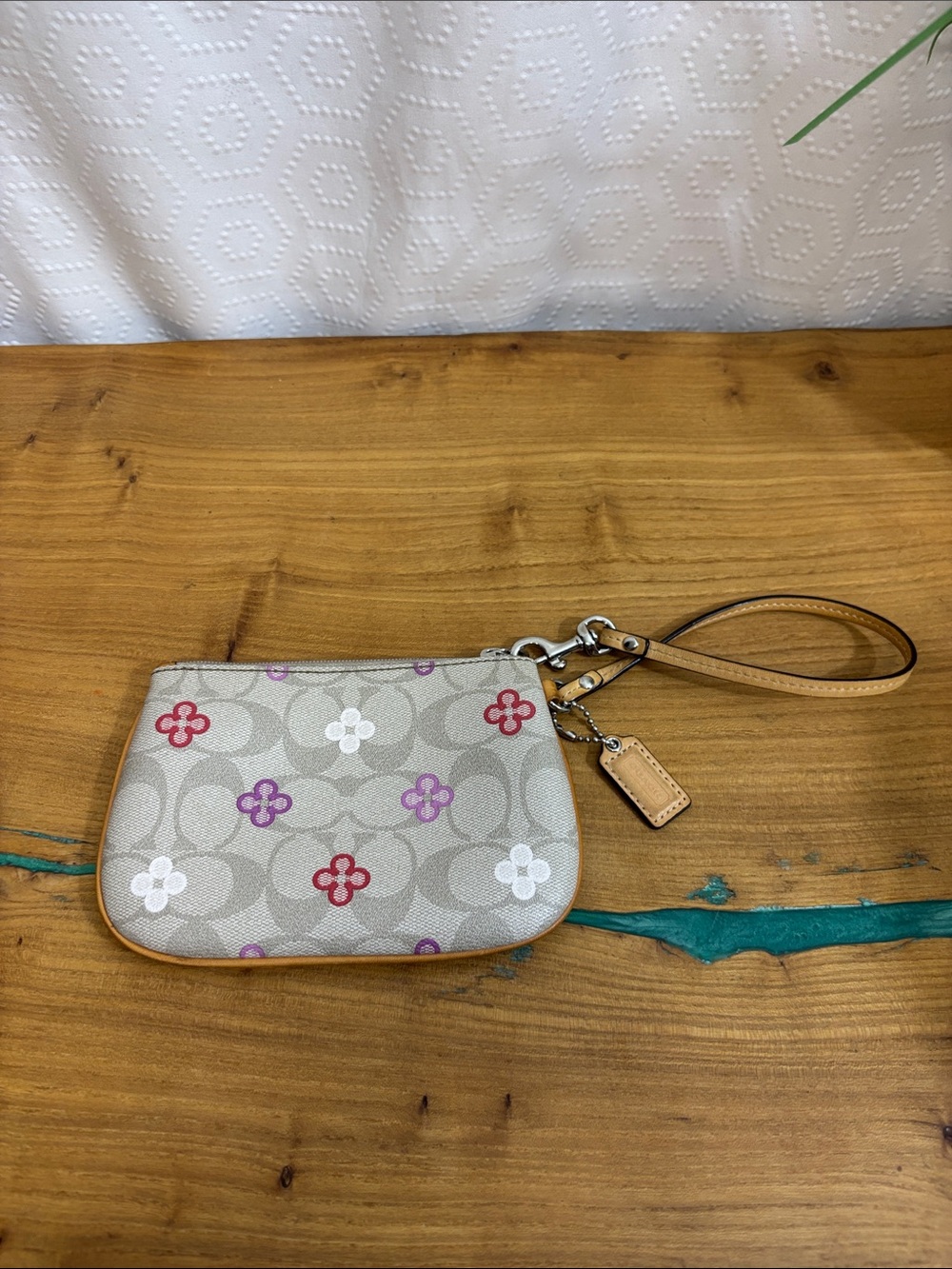 New Coach Peyton Wristlet